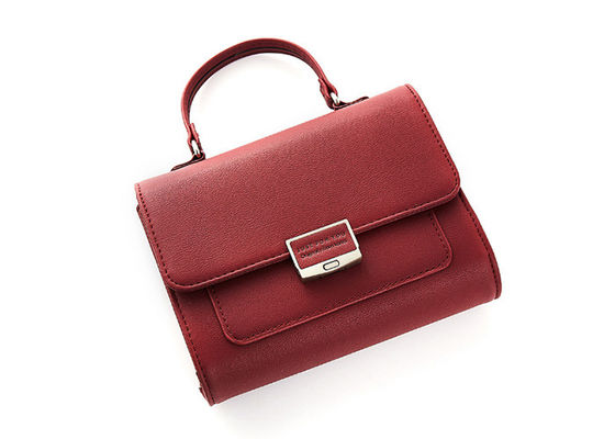 Borse di cuoio 16 * 12 * 7cm di signora Fashion Style Pu con il logo su misura